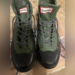 Target Olive and Black Ankle Boots